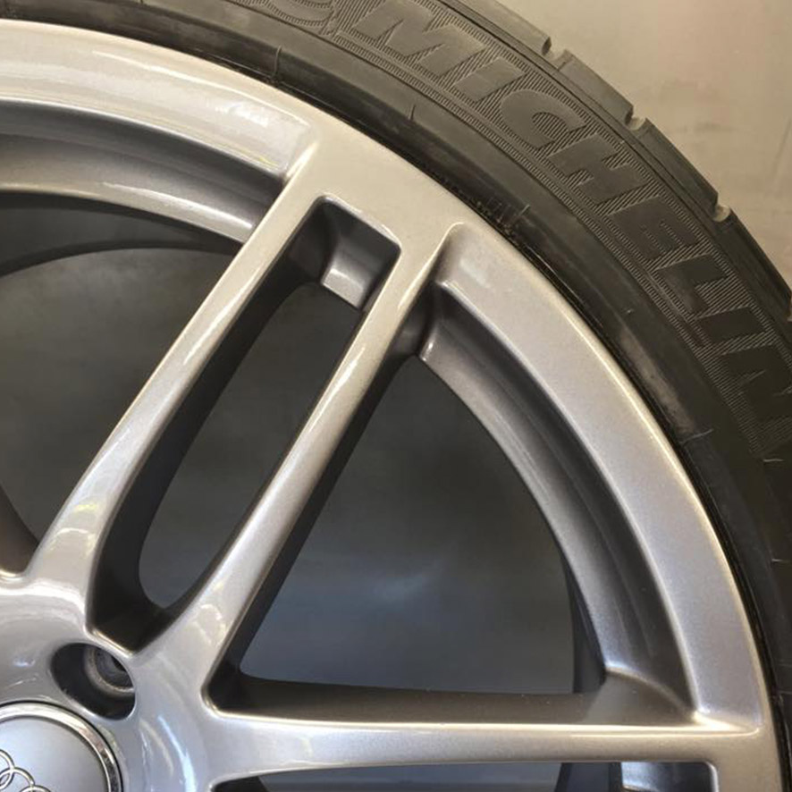 Audo RS4 repaired alloys closeup