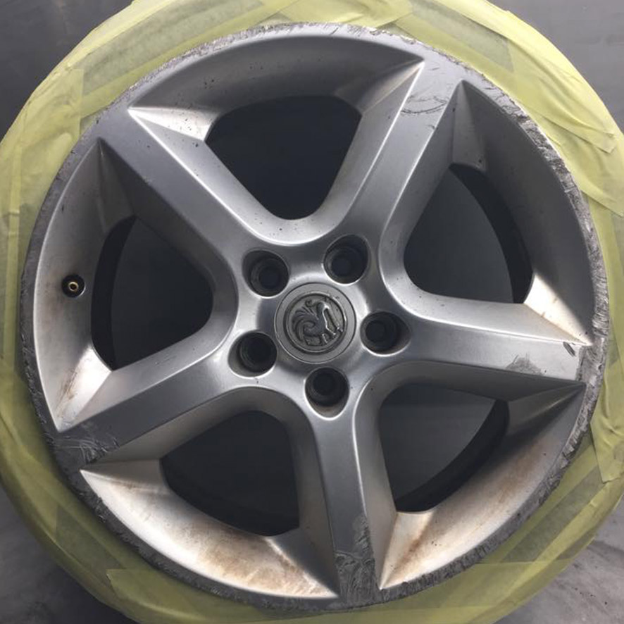 Vauxhall damaged alloys